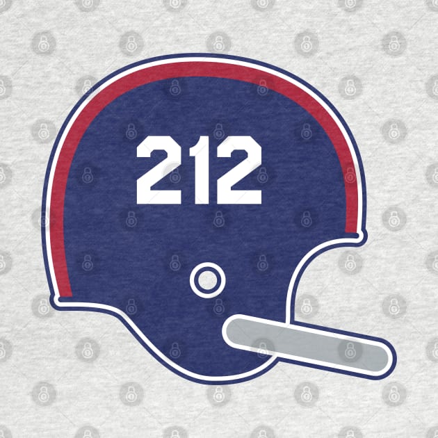 New York Giants 212 Helmet by Rad Love